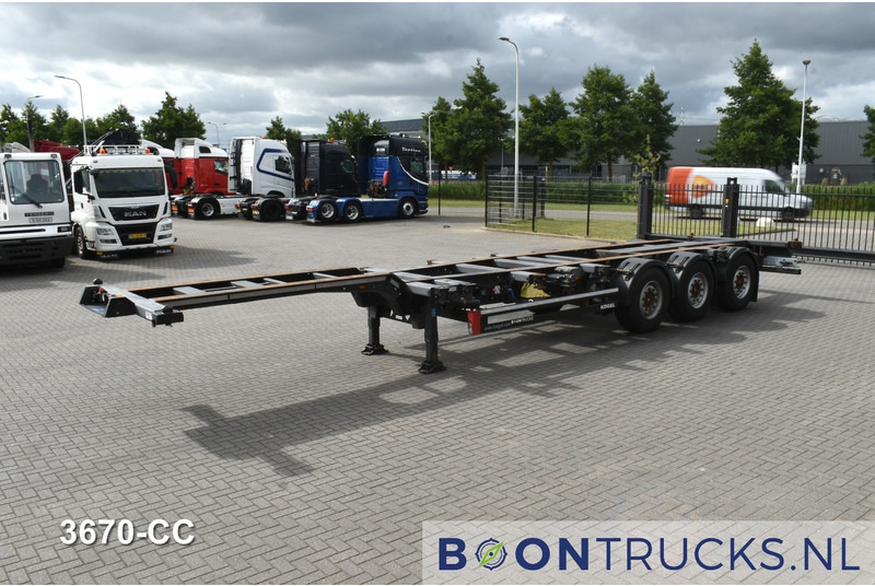 Kögel PORT 40 SIMPLEX 20 | 2x20-30-40ft HC * LIFT AXLE * SAF / DISC * EXTENDABLE REAR * MOT 02-2026 - Semi-reboque transportador de contêineres/ Caixa móvel: foto 5 Kögel PORT 40 SIMPLEX 20 | 2x20-30-40ft HC * LIFT AXLE * SAF / DISC * EXTENDABLE REAR * MOT 02-2026 - Semi-reboque transportador de contêineres/ Caixa móvel: foto 5