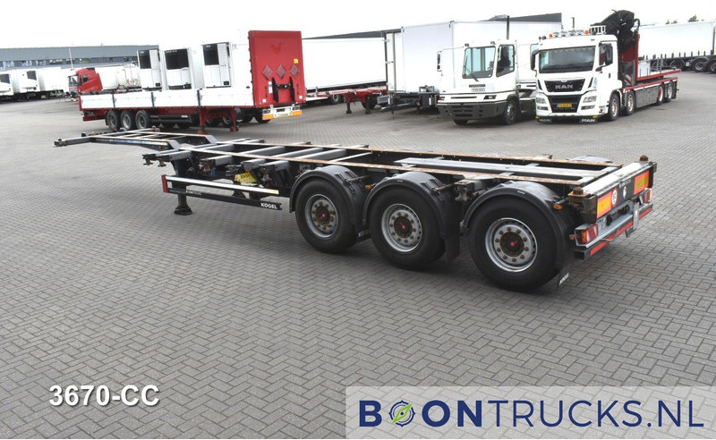 Kögel PORT 40 SIMPLEX 20 | 2x20-30-40ft HC * LIFT AXLE * SAF / DISC * EXTENDABLE REAR * MOT 02-2026 - Semi-reboque transportador de contêineres/ Caixa móvel: foto 3 Kögel PORT 40 SIMPLEX 20 | 2x20-30-40ft HC * LIFT AXLE * SAF / DISC * EXTENDABLE REAR * MOT 02-2026 - Semi-reboque transportador de contêineres/ Caixa móvel: foto 3