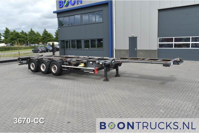 Kögel PORT 40 SIMPLEX 20 | 2x20-30-40ft HC * LIFT AXLE * SAF / DISC * EXTENDABLE REAR * MOT 02-2026 - Semi-reboque transportador de contêineres/ Caixa móvel: foto 4 Kögel PORT 40 SIMPLEX 20 | 2x20-30-40ft HC * LIFT AXLE * SAF / DISC * EXTENDABLE REAR * MOT 02-2026 - Semi-reboque transportador de contêineres/ Caixa móvel: foto 4