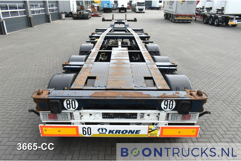 Semi-reboque transportador de contêineres/ Caixa móvel Krone SD BOX LINER | 2x20-40-45ft HC * LIFT AXLE * BPW/DISC * EXTENDABLE REAR * 10x AVAILABLE: foto 6