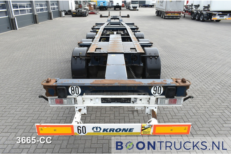 Semi-reboque transportador de contêineres/ Caixa móvel Krone SD BOX LINER | 2x20-40-45ft HC * LIFT AXLE * BPW/DISC * EXTENDABLE REAR * 10x AVAILABLE: foto 7