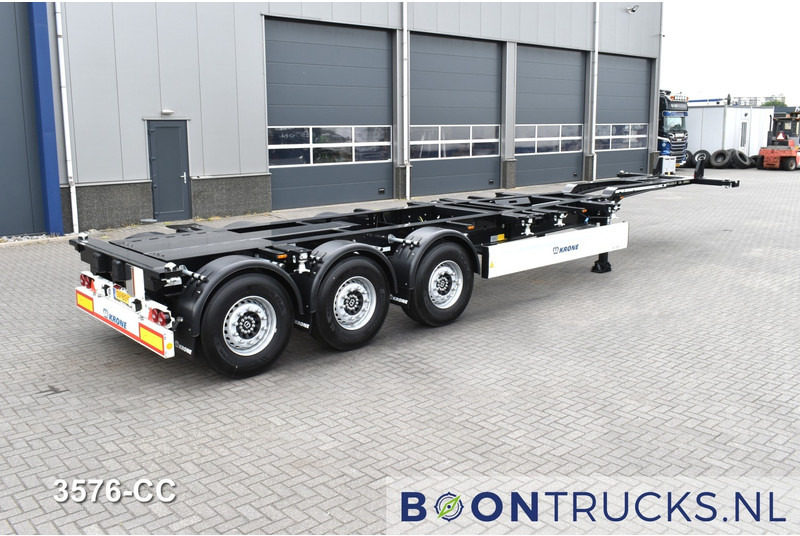 Krone SD BOX LINER NEW / UNREGISTERED | 2x20-40-45ft * LIFT AXLE * DISC BRAKES - Semi-reboque transportador de contêineres/ Caixa móvel: foto 1 Krone SD BOX LINER NEW / UNREGISTERED | 2x20-40-45ft * LIFT AXLE * DISC BRAKES - Semi-reboque transportador de contêineres/ Caixa móvel: foto 1