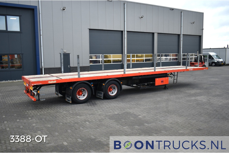 Nooteboom O 35VV | 750cm EXTENDABLE * HARDWOOD FLOOR * NL TRAILER * APK 07-2025 - Semi-reboque plataforma/ Caixa aberta: foto 1 Nooteboom O 35VV | 750cm EXTENDABLE * HARDWOOD FLOOR * NL TRAILER * APK 07-2025 - Semi-reboque plataforma/ Caixa aberta: foto 1