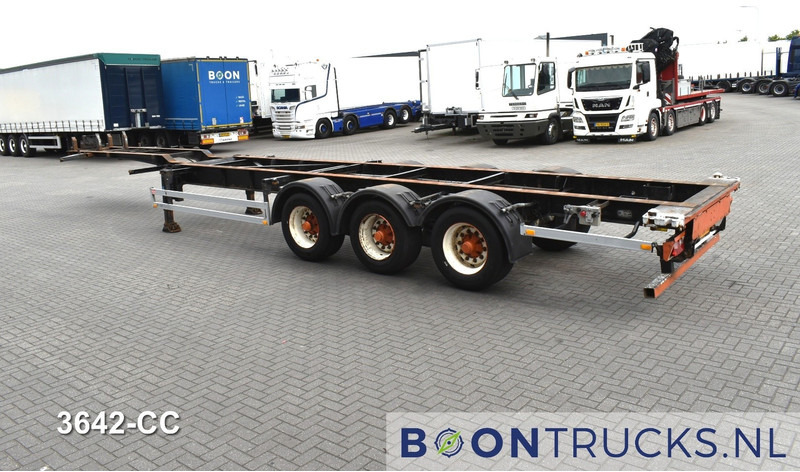 Pacton T3-007 FIXED CHASSIS | 40-45ft HC * 4500 Kg * BPW/DRUM * NL TRAILER - Semi-reboque transportador de contêineres/ Caixa móvel: foto 2 Pacton T3-007 FIXED CHASSIS | 40-45ft HC * 4500 Kg * BPW/DRUM * NL TRAILER - Semi-reboque transportador de contêineres/ Caixa móvel: foto 2