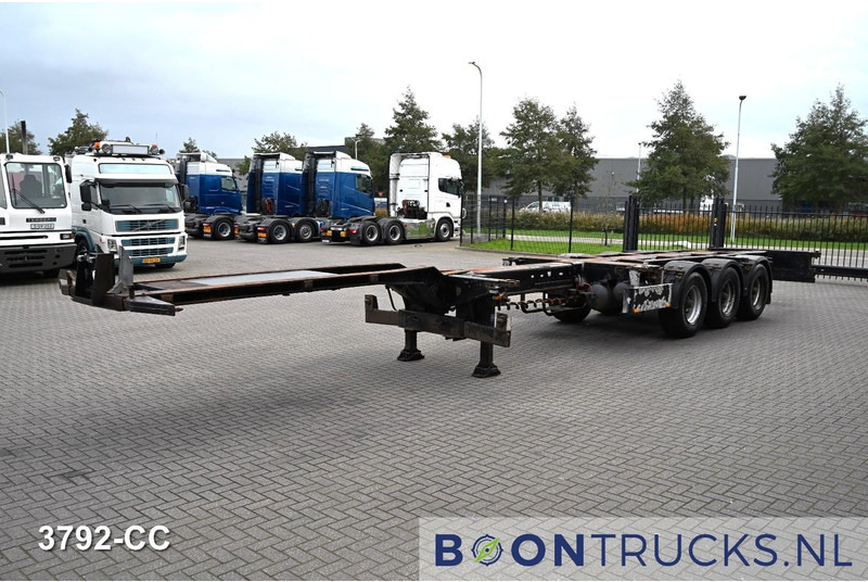 Pacton T3-010 2x20-30-40-45ft HC * 2x EXTENDABLE * 1x LIFT AXLE * NL TRAILER - Semi-reboque transportador de contêineres/ Caixa móvel: foto 5 Pacton T3-010 2x20-30-40-45ft HC * 2x EXTENDABLE * 1x LIFT AXLE * NL TRAILER - Semi-reboque transportador de contêineres/ Caixa móvel: foto 5