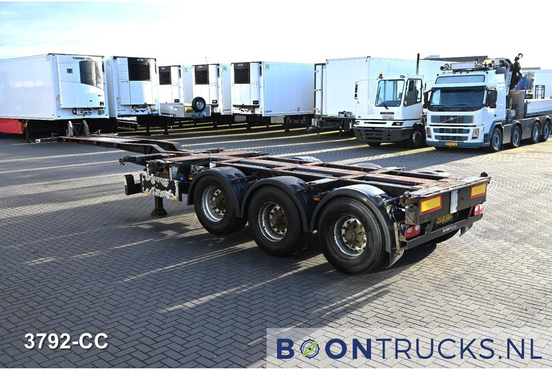 Pacton T3-010 2x20-30-40-45ft HC * 2x EXTENDABLE * 1x LIFT AXLE * NL TRAILER - Semi-reboque transportador de contêineres/ Caixa móvel: foto 3 Pacton T3-010 2x20-30-40-45ft HC * 2x EXTENDABLE * 1x LIFT AXLE * NL TRAILER - Semi-reboque transportador de contêineres/ Caixa móvel: foto 3