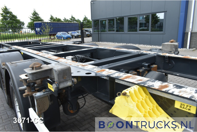 Semi-reboque transportador de contêineres/ Caixa móvel Renders EURO 925 | 2x20-30-40-45ft HC * LIFT AXLE * DISC BRAKES * EXTENDABLE REAR * MOT 12-2025: foto 16