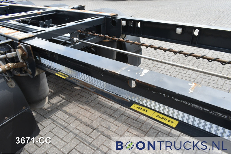 Semi-reboque transportador de contêineres/ Caixa móvel Renders EURO 925 | 2x20-30-40-45ft HC * LIFT AXLE * DISC BRAKES * EXTENDABLE REAR * MOT 12-2025: foto 10
