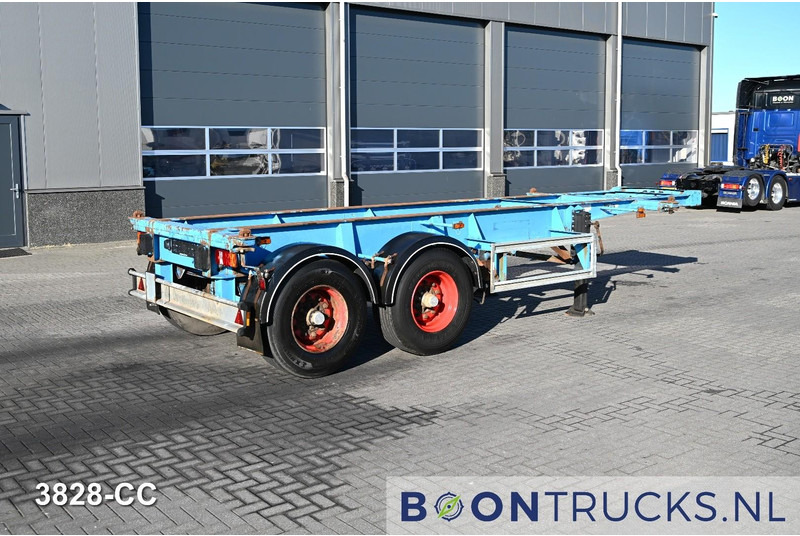 Schweriner Nutzfahrzeuge CS 20 CHASSIS | 20ft * STEEL SUSPENSION * BPW/DRUM * 9x AVAILABLE - Semi-reboque transportador de contêineres/ Caixa móvel: foto 1 Schweriner Nutzfahrzeuge CS 20 CHASSIS | 20ft * STEEL SUSPENSION * BPW/DRUM * 9x AVAILABLE - Semi-reboque transportador de contêineres/ Caixa móvel: foto 1