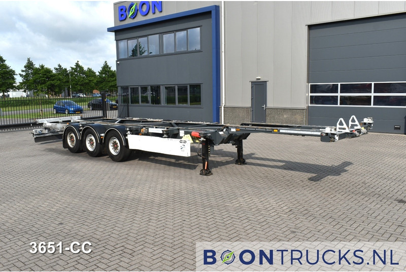 Van Hool A3C002 2x20-30-40-45ft HC * LIFT AXLE * SAF / DISC * EXTENDABLE REAR - Semi-reboque transportador de contêineres/ Caixa móvel: foto 4 Van Hool A3C002 2x20-30-40-45ft HC * LIFT AXLE * SAF / DISC * EXTENDABLE REAR - Semi-reboque transportador de contêineres/ Caixa móvel: foto 4
