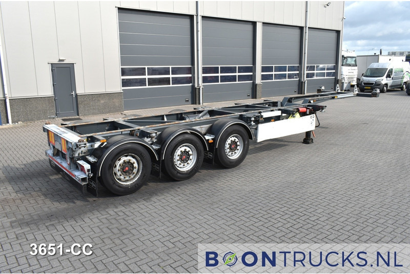 Van Hool A3C002 2x20-30-40-45ft HC * LIFT AXLE * SAF / DISC * EXTENDABLE REAR - Semi-reboque transportador de contêineres/ Caixa móvel: foto 1 Van Hool A3C002 2x20-30-40-45ft HC * LIFT AXLE * SAF / DISC * EXTENDABLE REAR - Semi-reboque transportador de contêineres/ Caixa móvel: foto 1