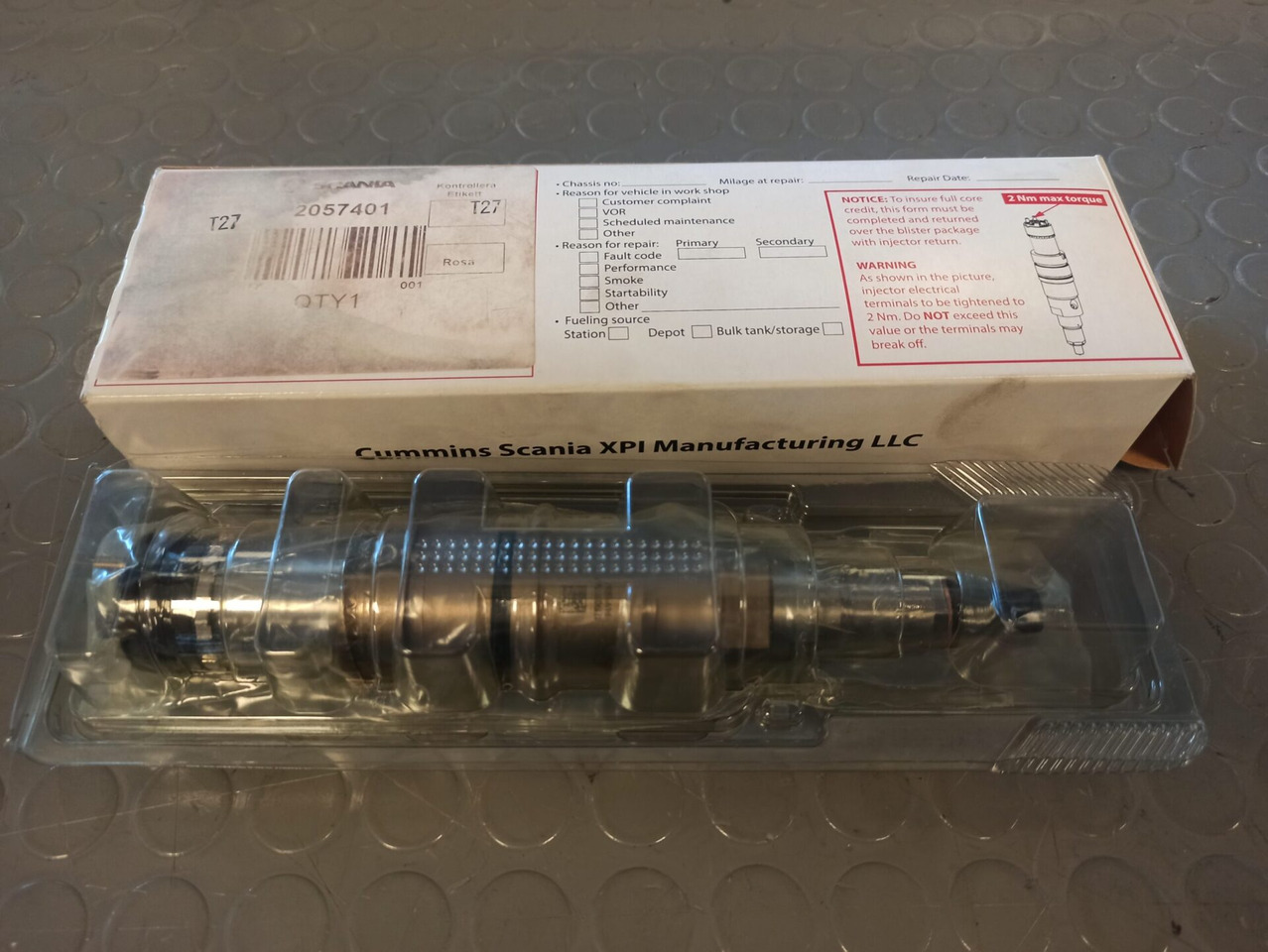 SCANIA INJECTOR - 2057401 - Injector para Camião: foto 1 SCANIA INJECTOR - 2057401 - Injector para Camião: foto 1