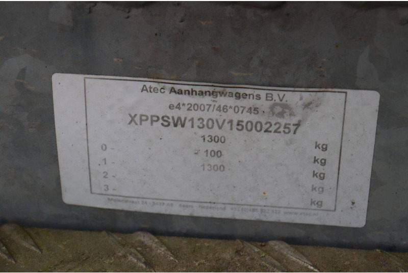 Reboque furgão Atec: foto 14