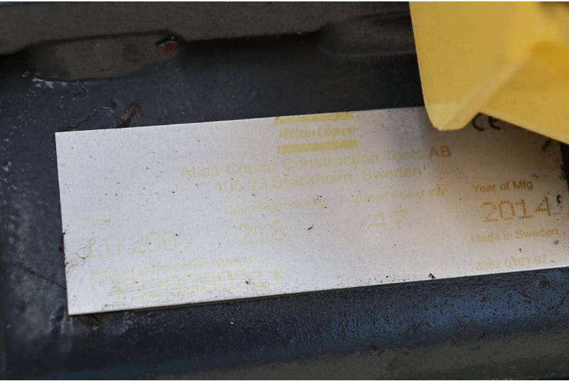 Placas vibratórias Atlas-Copco LG200: foto 20