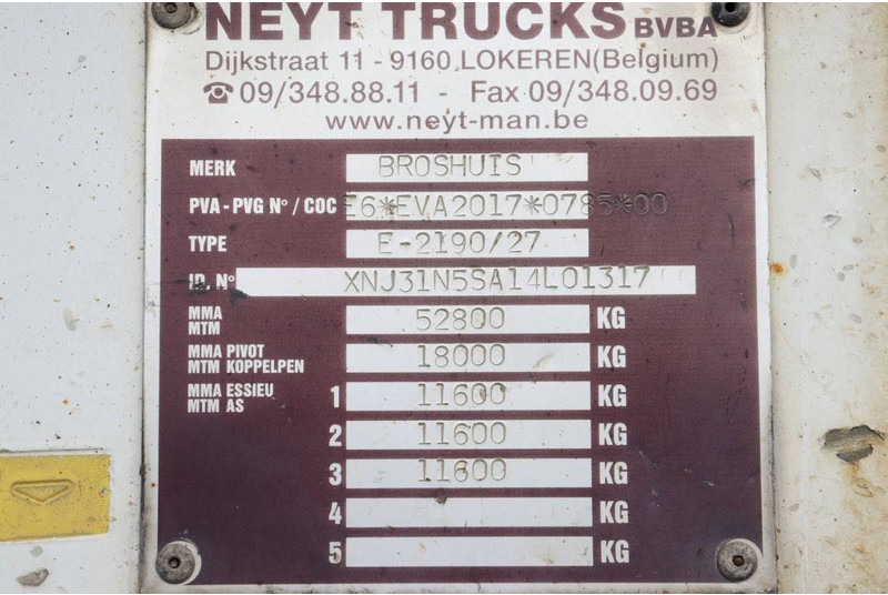 Semi-reboque baixa Broshuis Low Loader 3 Axle: foto 11