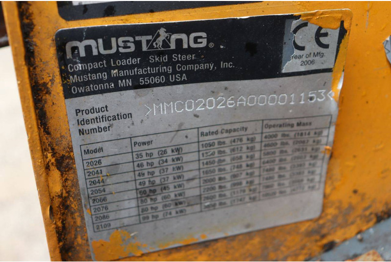 Pá carregadora de rodas Mustang 2026: foto 20 Pá carregadora de rodas Mustang 2026: foto 20