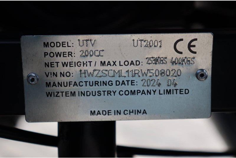 Carrinho de golfe novo Wextrem UTV-ATV 200Pro: foto 18