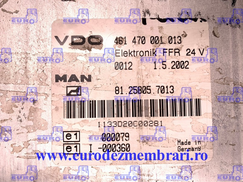 CALCULATOR KIT PORNIRE MAN TGA D28 510CP 0281001761 - Centralina electrónica para Camião: foto 3 CALCULATOR KIT PORNIRE MAN TGA D28 510CP 0281001761 - Centralina electrónica para Camião: foto 3
