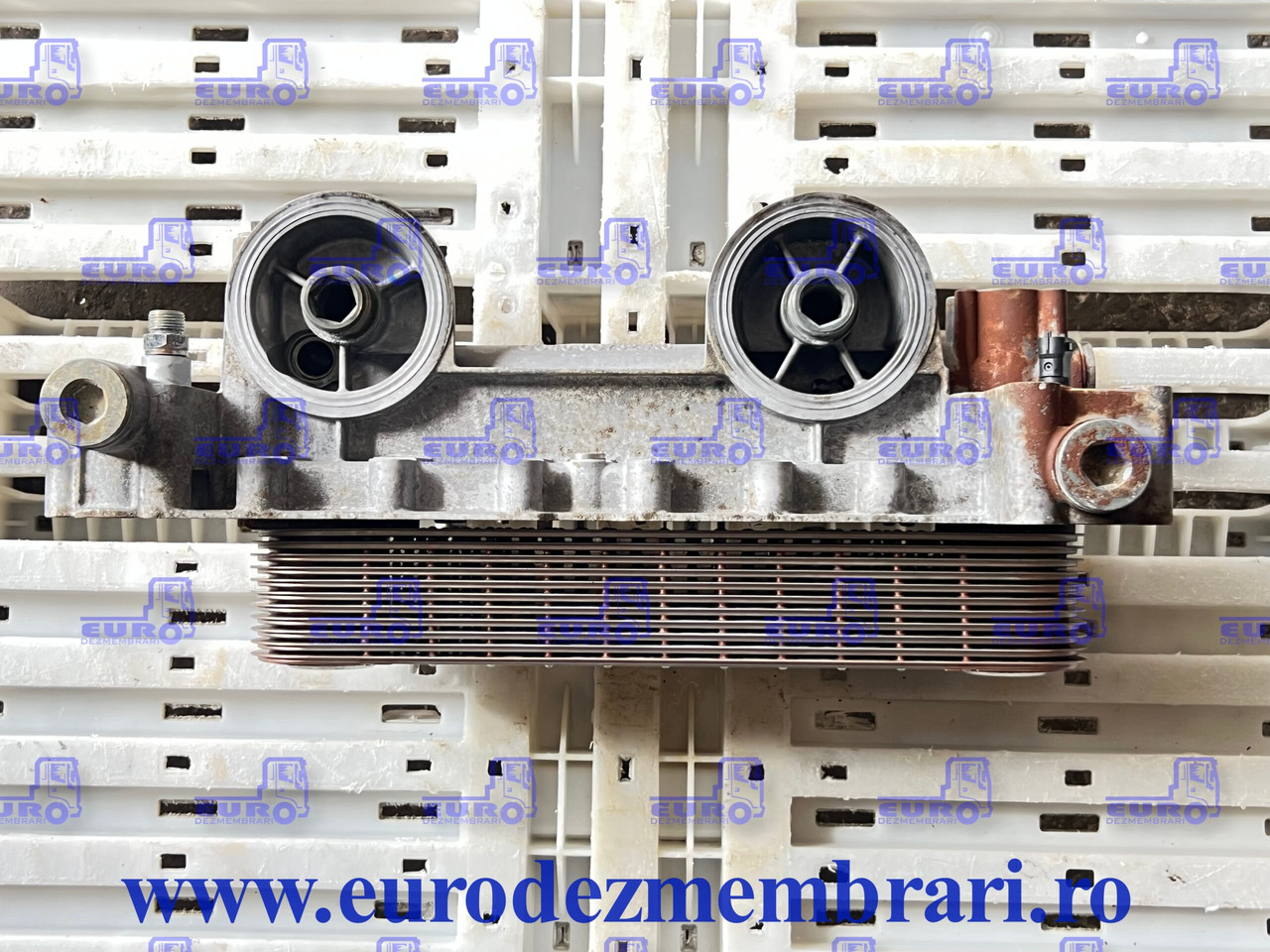 CARCASA FILTRE ULEI + TERMOFLOT FORD CARGO FHR6 GC466C732AC, GC466N781AD - Filtro de óleo para Camião: foto 2 CARCASA FILTRE ULEI + TERMOFLOT FORD CARGO FHR6 GC466C732AC, GC466N781AD - Filtro de óleo para Camião: foto 2