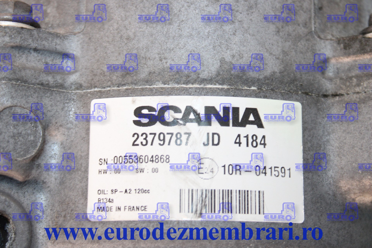COMPRESOR CLIMA STATIONARE SCANIA 2379787 - Compressor de ar condicionado para Camião: foto 2 COMPRESOR CLIMA STATIONARE SCANIA 2379787 - Compressor de ar condicionado para Camião: foto 2
