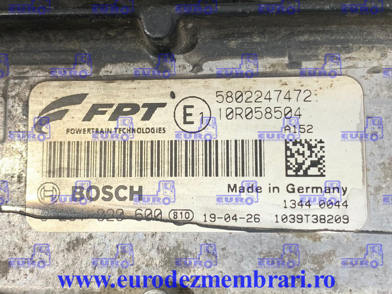 KIT PORNIRE IVECO S-WAY CURSOR 11 E6 480CP 5802247472, 5802368283 - Centralina electrónica para Camião: foto 2 KIT PORNIRE IVECO S-WAY CURSOR 11 E6 480CP 5802247472, 5802368283 - Centralina electrónica para Camião: foto 2