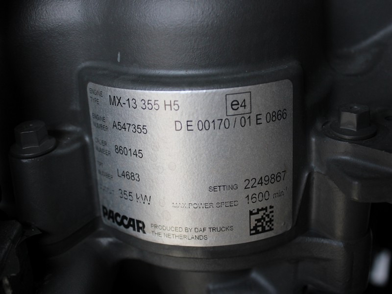 MOTOR DAF XF XG MX-13 355 H5 480CP EURO 6 2249867 - Motor para Camião: foto 5 MOTOR DAF XF XG MX-13 355 H5 480CP EURO 6 2249867 - Motor para Camião: foto 5