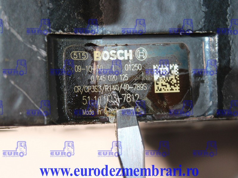 POMPA INALTA PRESIUNE MAN D20 D26 51.11103.7812, 51.11103.7792, 51.11103.7846 - Bomba de combustivel para Camião: foto 3 POMPA INALTA PRESIUNE MAN D20 D26 51.11103.7812, 51.11103.7792, 51.11103.7846 - Bomba de combustivel para Camião: foto 3