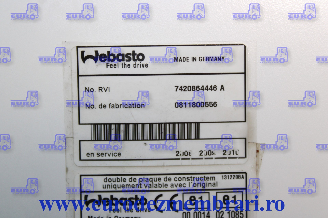 SIROCOU VOLVO RENAULT AIRTOP 2000 S 7420864446 - Cabine e interior para Camião: foto 2 SIROCOU VOLVO RENAULT AIRTOP 2000 S 7420864446 - Cabine e interior para Camião: foto 2