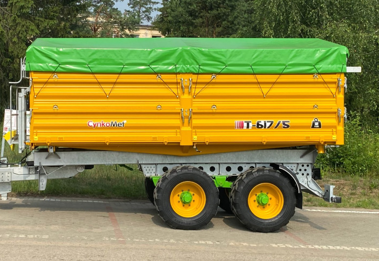 Cynkomet Przyczepa Tandem 15,5 t / Tandemanhänger / Tandem trailer / Тандемный прицеп - Reboque basculante agrícola: foto 3 Cynkomet Przyczepa Tandem 15,5 t / Tandemanhänger / Tandem trailer / Тандемный прицеп - Reboque basculante agrícola: foto 3