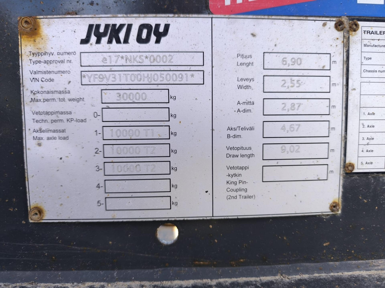 JYKI Jyki V31 - Reboque para carros: foto 3 JYKI Jyki V31 - Reboque para carros: foto 3