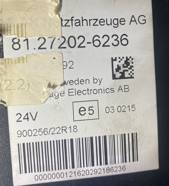 MAN - Painel de instrumentos: foto 3 MAN - Painel de instrumentos: foto 3