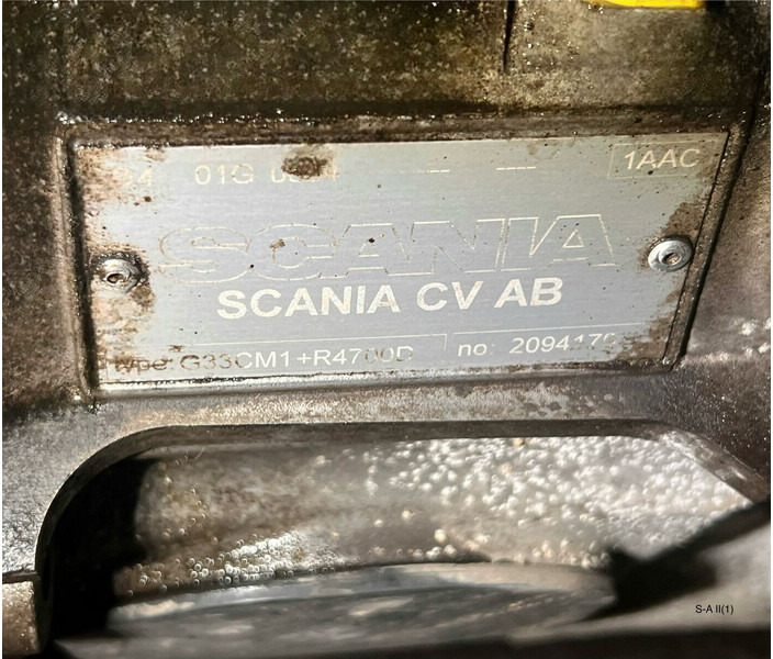 Scania Retarder G33CM1+R4700D - Caixa de velocidade: foto 4 Scania Retarder G33CM1+R4700D - Caixa de velocidade: foto 4
