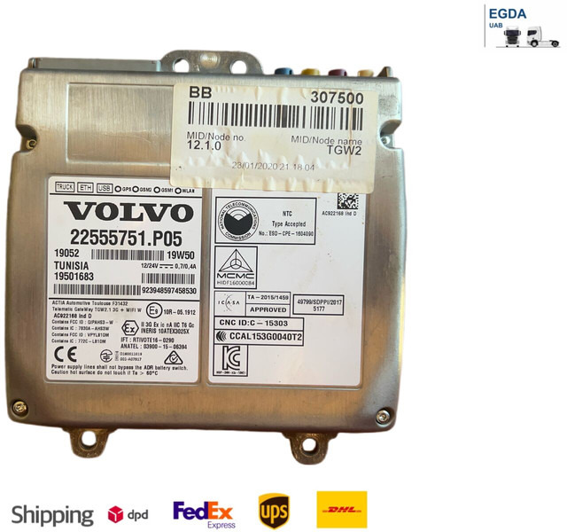 Volvo 22555751.05 - Centralina electrónica: foto 1 Volvo 22555751.05 - Centralina electrónica: foto 1