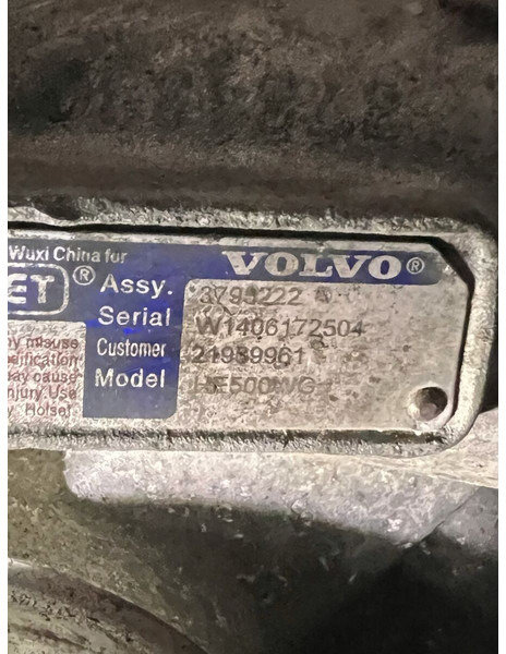 Volvo HE500WG - Turbocompressor: foto 4 Volvo HE500WG - Turbocompressor: foto 4