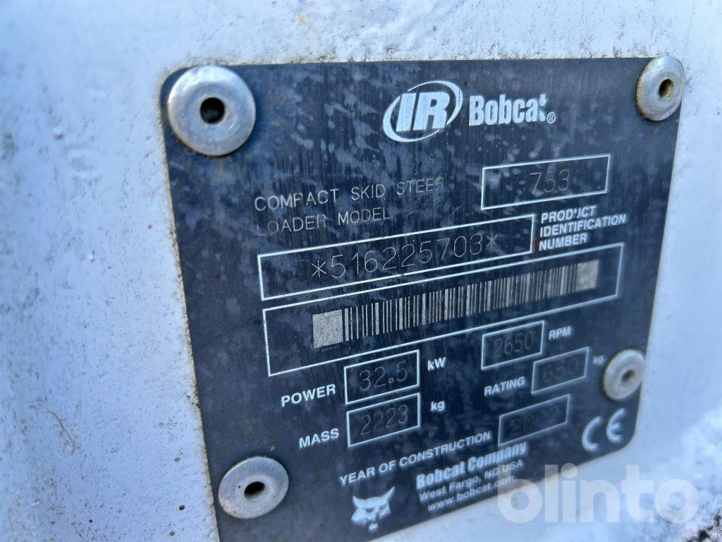 Mini pá carregadora Bobcat 753 & Redskap: foto 38
