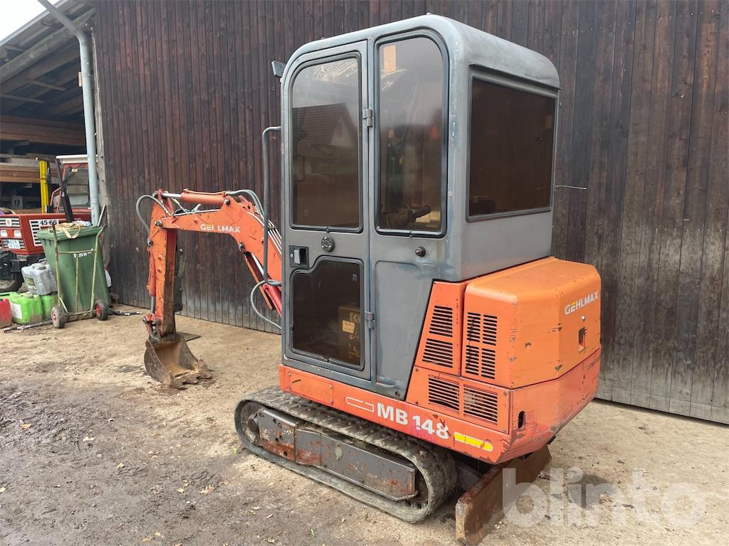 Gehlmax MB 148 (2000) - Mini escavadeira: foto 4 Gehlmax MB 148 (2000) - Mini escavadeira: foto 4