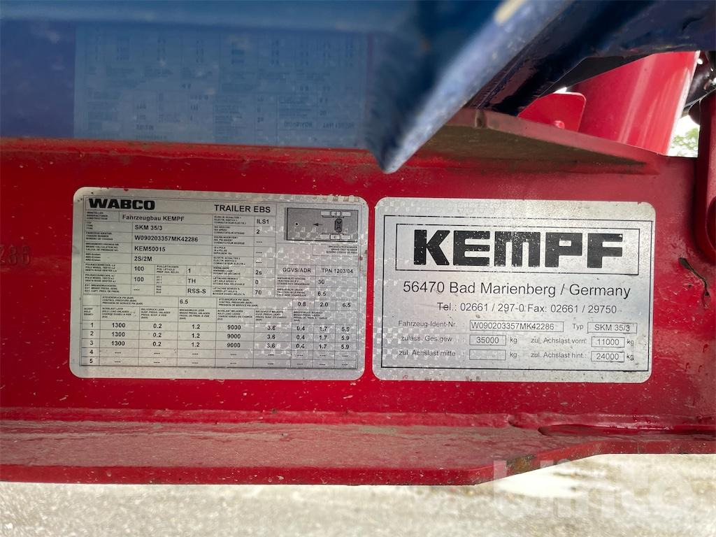 Kempf SKM35/3 - Semi-reboque basculante: foto 5 Kempf SKM35/3 - Semi-reboque basculante: foto 5