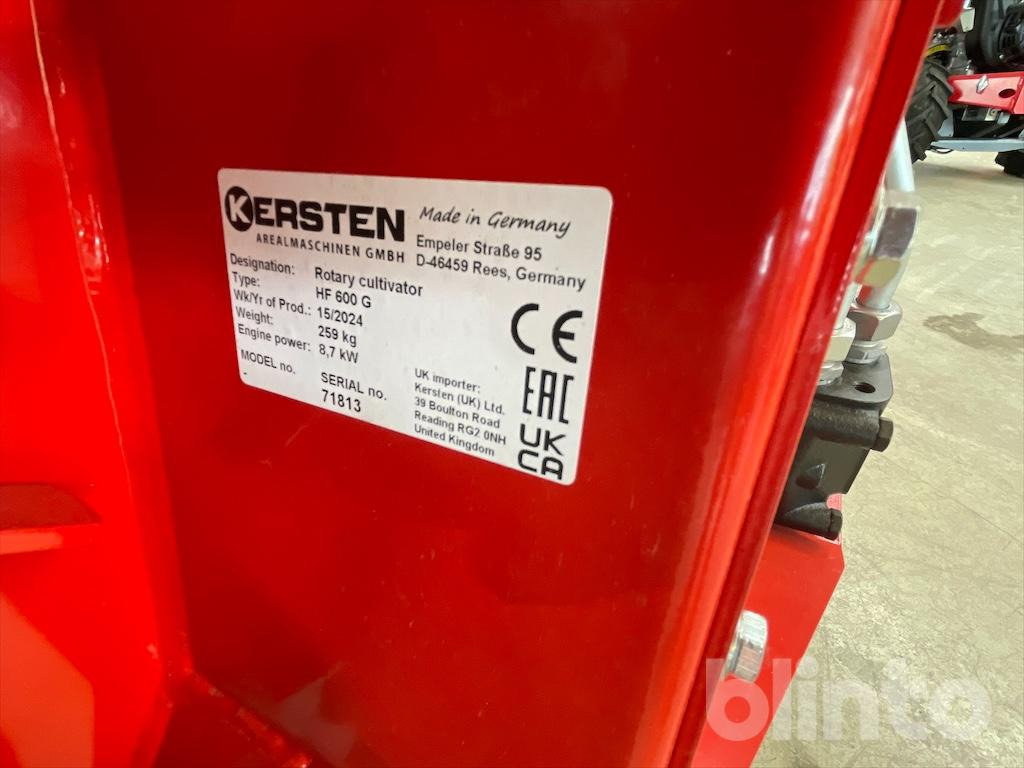 Kersten Rotary Cultivator HF 600 G - Motocultivador: foto 5 Kersten Rotary Cultivator HF 600 G - Motocultivador: foto 5