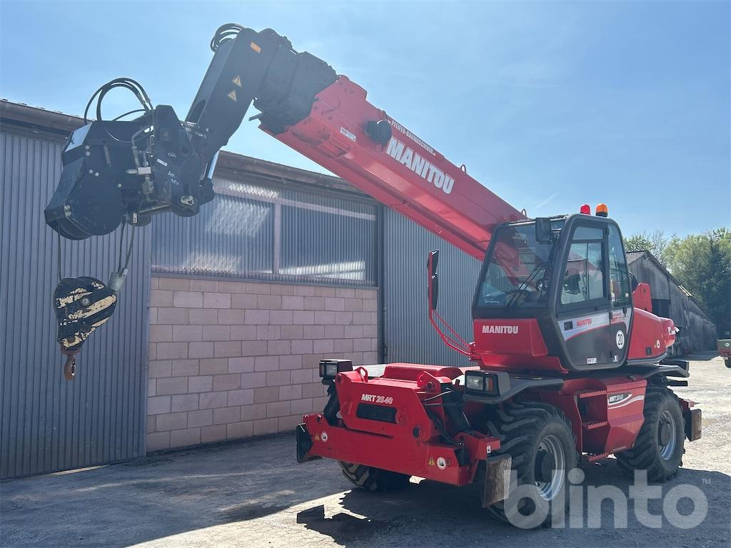 Manitou MRT 2540 Turbo drehbar, mit Seilwinde + Palettengabel - Empilhador telescópico: foto 4 Manitou MRT 2540 Turbo drehbar, mit Seilwinde + Palettengabel - Empilhador telescópico: foto 4