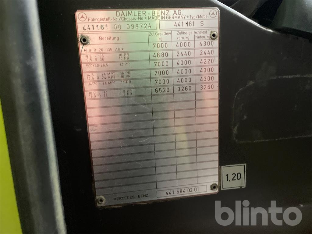 Mercedes Benz MB-trac 1000 (1983) - Trator: foto 5 Mercedes Benz MB-trac 1000 (1983) - Trator: foto 5