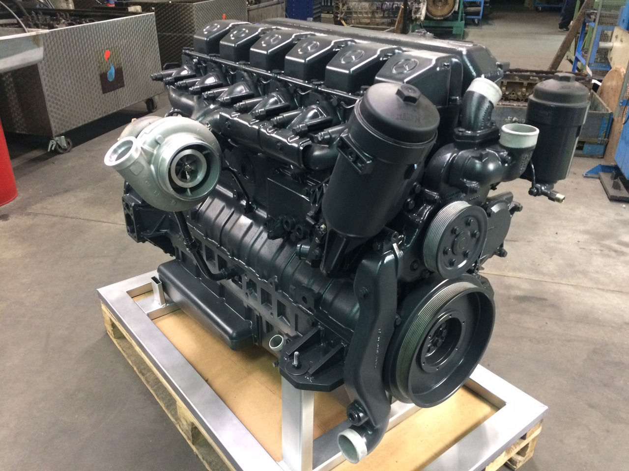 MOTORE MERCEDES OM457LA - VAR. 457.944 - EURO 3 - COMPLETO - Motor: foto 1 MOTORE MERCEDES OM457LA - VAR. 457.944 - EURO 3 - COMPLETO - Motor: foto 1