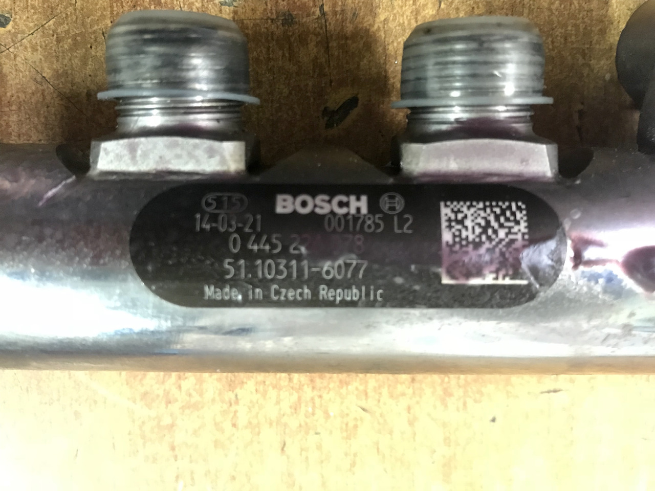 TUBO PRESSIONE RAIL PER MOTORI MAN D2066 - D2676 - Sistema de combustível para Camião: foto 3 TUBO PRESSIONE RAIL PER MOTORI MAN D2066 - D2676 - Sistema de combustível para Camião: foto 3