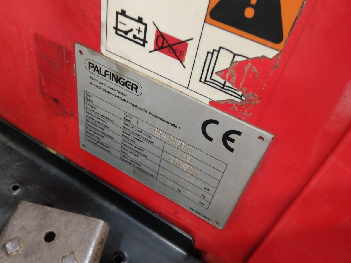 Palfinger F3-203PX - Empilhador a diesel: foto 5 Palfinger F3-203PX - Empilhador a diesel: foto 5