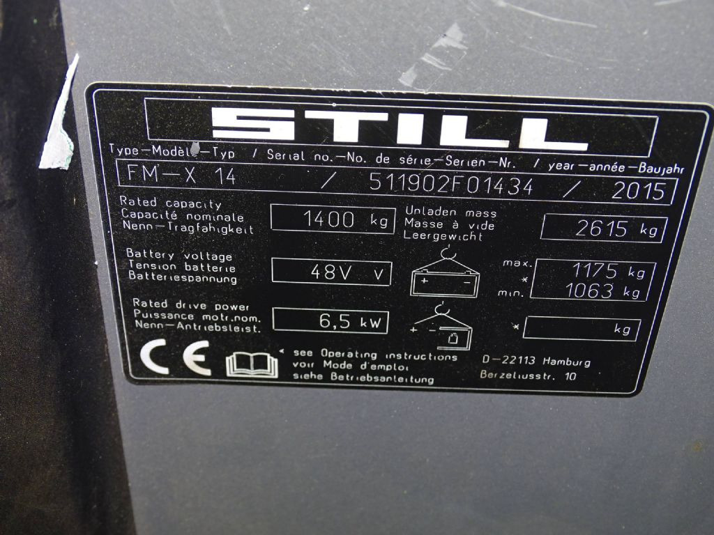 Still FM-X14 - Empilhador retráctil: foto 5 Still FM-X14 - Empilhador retráctil: foto 5