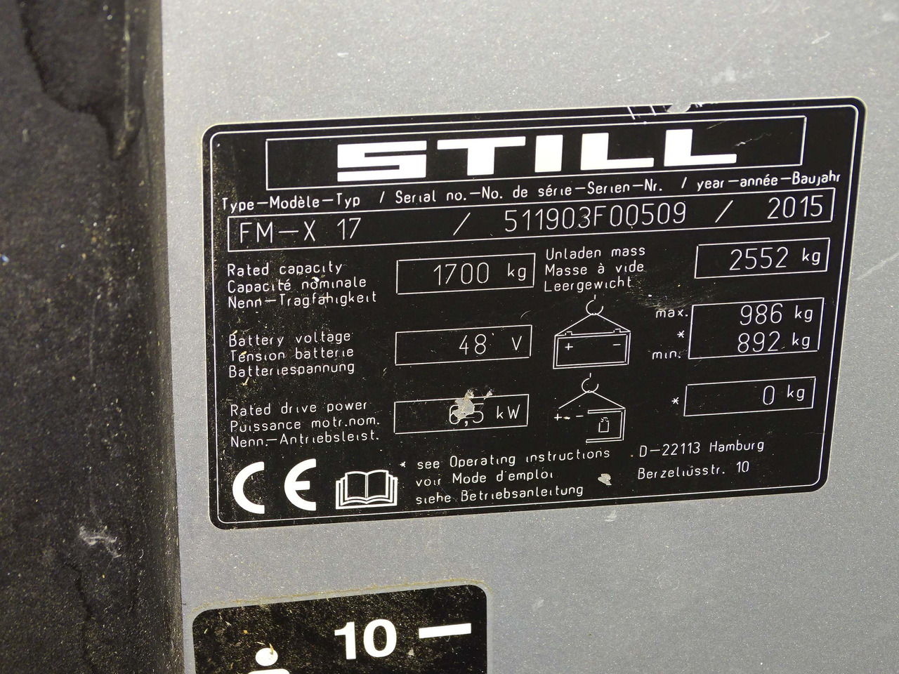 Still FM-X17 - Empilhador retráctil: foto 5 Still FM-X17 - Empilhador retráctil: foto 5