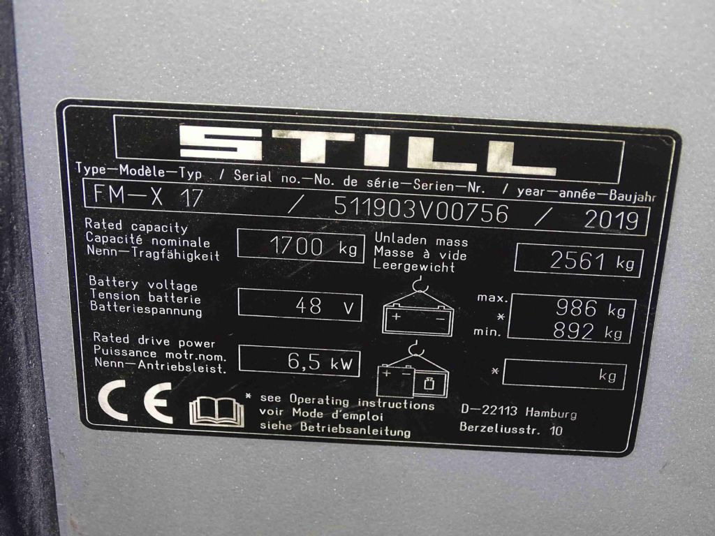 Still FM-X17 - Empilhador retráctil: foto 5 Still FM-X17 - Empilhador retráctil: foto 5