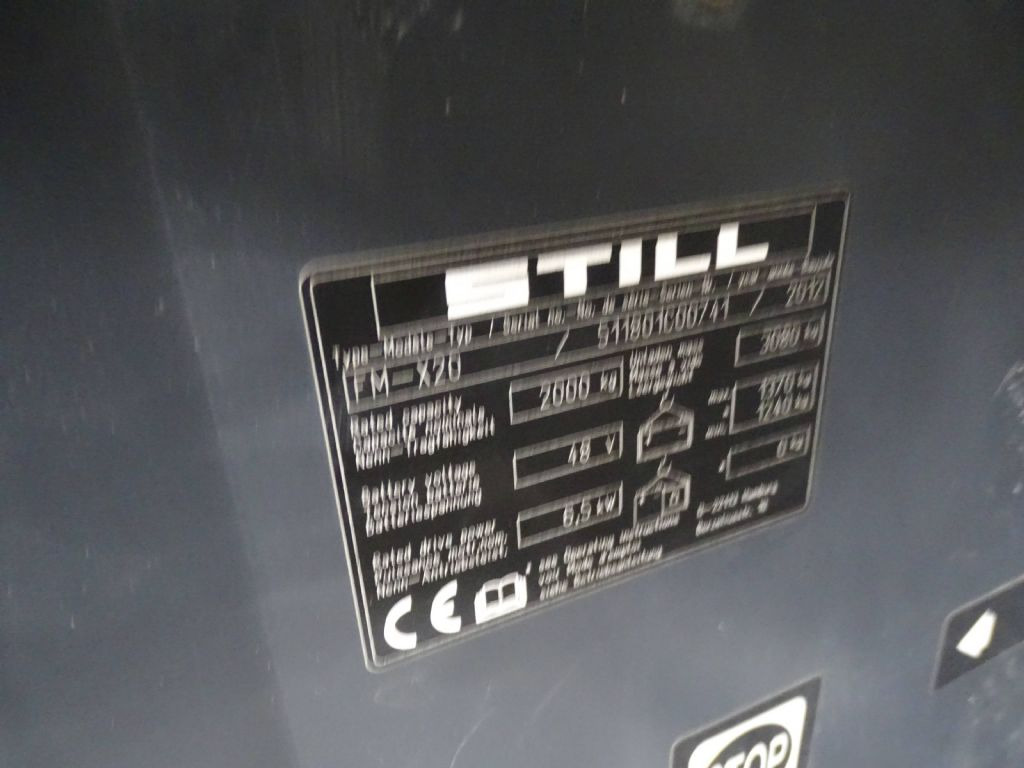 Still FM-X20 - Empilhador retráctil: foto 5 Still FM-X20 - Empilhador retráctil: foto 5