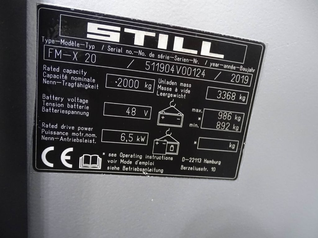 Empilhador retráctil Still FM-X20: foto 6