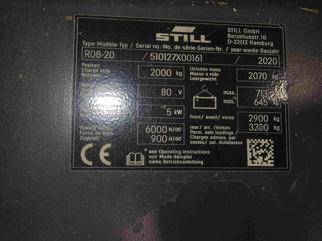 Still R08-20 - Trator elétrics: foto 5 Still R08-20 - Trator elétrics: foto 5