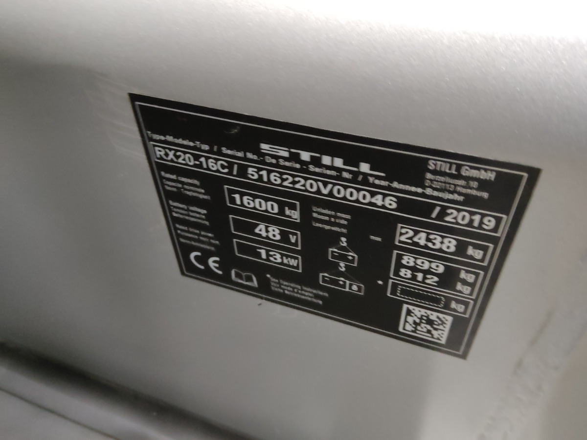 Empilhador elétrico Still RX20-16C: foto 6